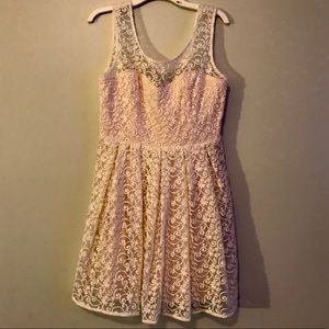Cream lace NWT Party Dress